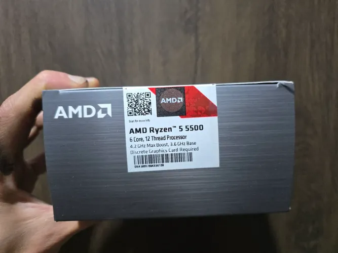 (LACRADO) Processador AMD Ryzen 5 5500 6c/12t 4.2Ghz AM4 - (Novo + Nota e Garantia)
