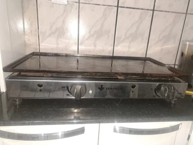Chapa Venâncio 2 bocas a gás 