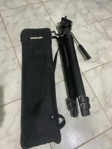 Tripé Velbon Videomate 638 - Estado de Novo + Bolsa Original