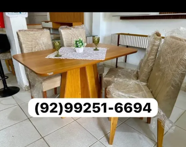 Mesa de jantar 4 lugares Mdf