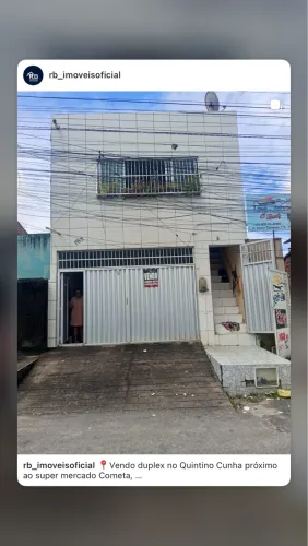 Vendo duplex no Quintino cunho próximo ao cometa.