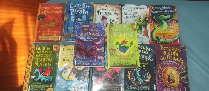 Livros Como Treinar seu dragão (1 ao 8 e 4 edições especiais)