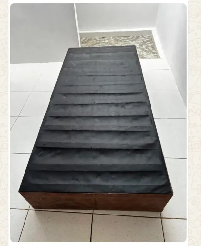 Base de cama box solteiro