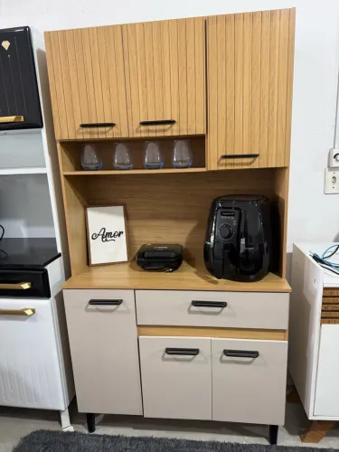 Armario de Cozinha Kit Karol 6 portas em mega Promoção