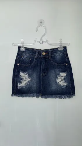Saia jeans feminina da marca Bob John