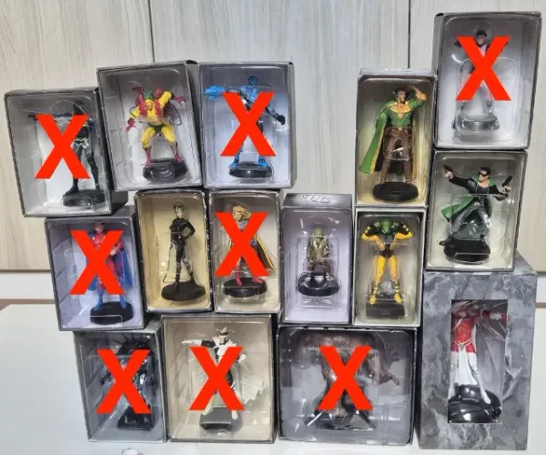 Miniaturas Eaglemoss DC e Marvel