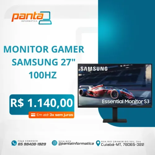 Monitor Gamer Samsung 27" FHD 100-120HZ