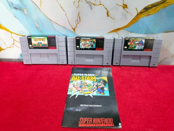 Vendo lote de jogos para super nintendo coleção Mario