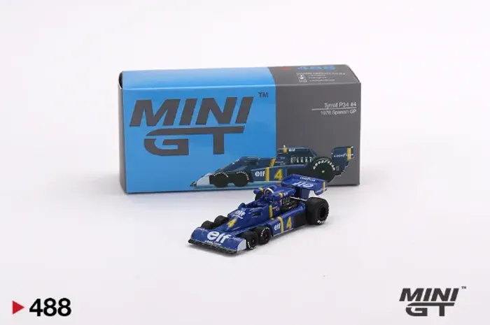 Mini GT: TYRRELL P34 #4 SPANISH GP - MGT00488
