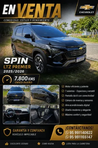 Chevrolet Spin Premier 1.8 8V Econo.flex 5P Aut. 2026