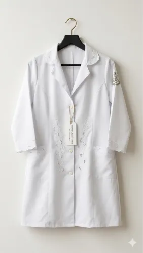 Jaleco Oxford bordado nutrição 