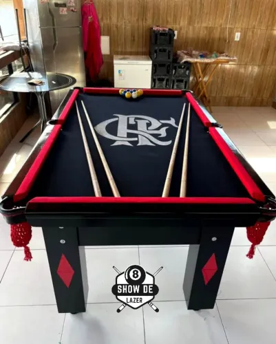 Sinuca Personalizada CRF Fundo Preto 