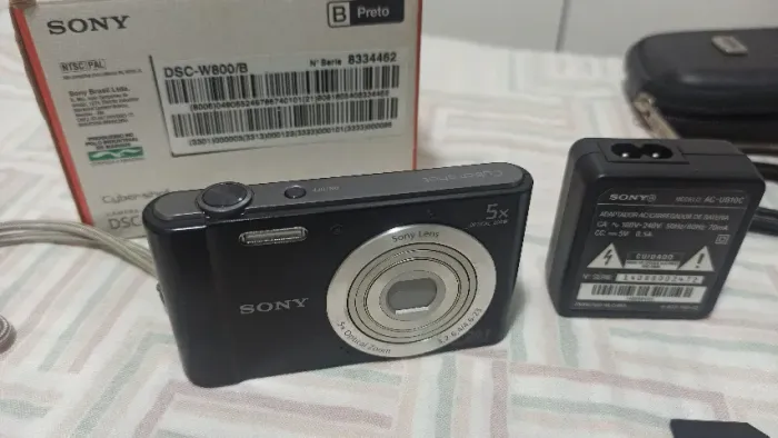 Sony Cyber-shot DSC-W800 20.1MP Câmera 5x Ótica Zoom