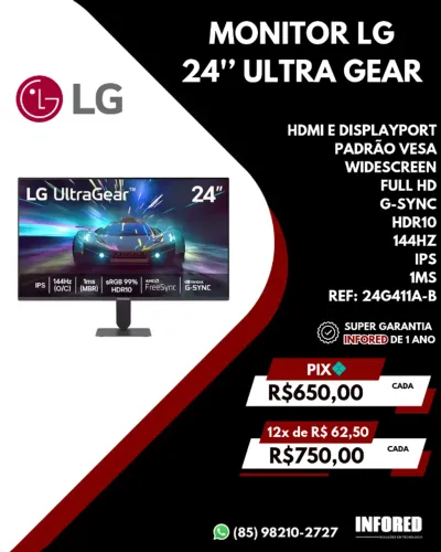 Monitor Gamer LG UltraGear 24?