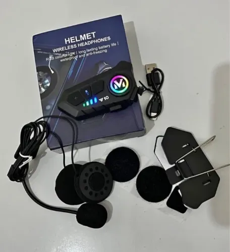 FONE CAPACETE DE MOTO - PROMOÇÃO