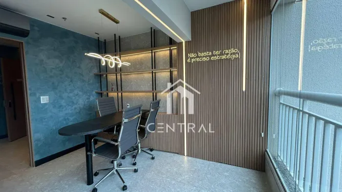 Sala Comercial para Locação 32m² - Condominio Via Alameda -1 Vagas - Varanda - Centro Guar