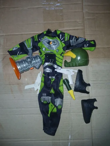 Kit roupa Action man/ max steel/falcon 30 cm