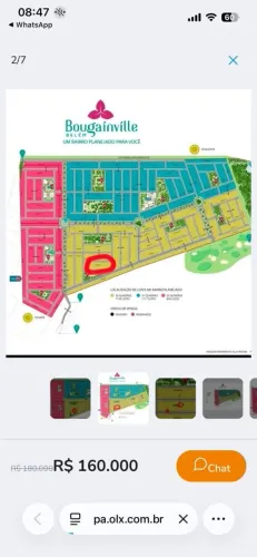 VENDO LOTE CONDOMÍNIO BOUGAINVILE . 160M2