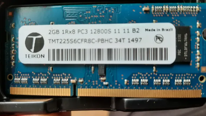 Memoria notebook PC3 2G 12800hz