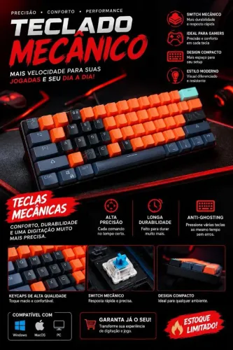 TECLADO MECÂNICO