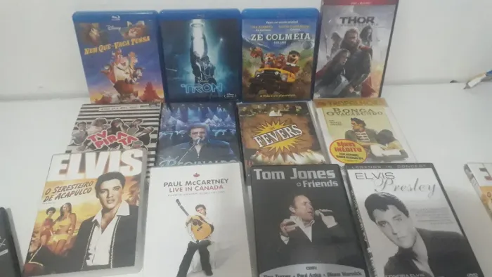 Filmes em bluray e DVD