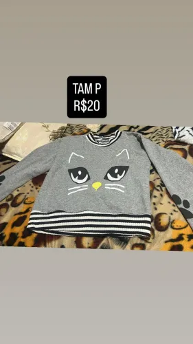 Blusa gatinho 