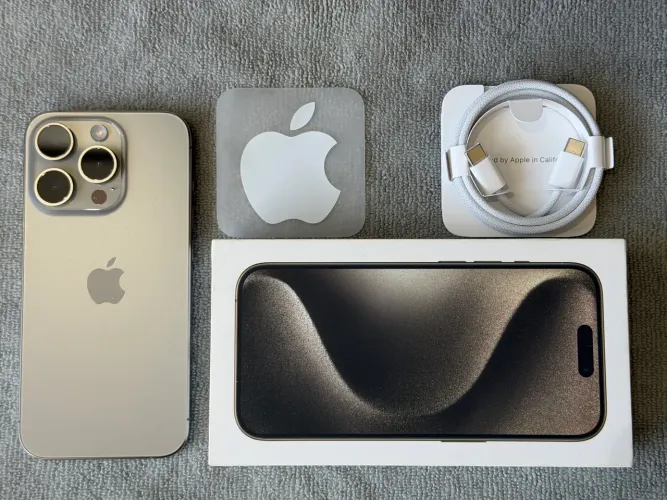 Apple IPhone 15PRO 256GB Impecável + Cabo Original + Caixa 
