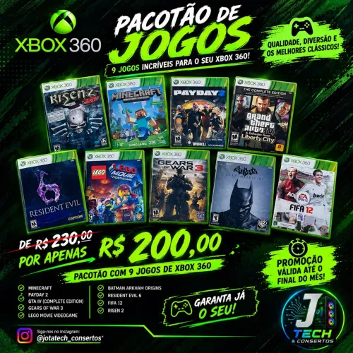 JOGOS DE XBOX 360