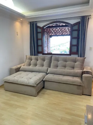 Sofá reclinável conforto garantido 