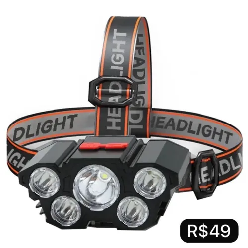 Lanterna 5 Led ou 7 Led - Produto Novo