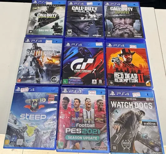 Jogos de ps4 preços fixo na descrição