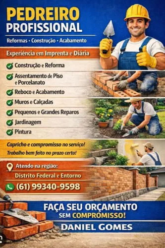 Pedreiro profissional
