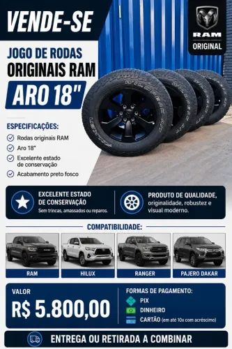 Aro 18 a venda