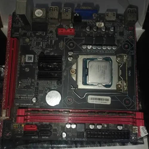 Kit Placa ITX B75 Xeon 1220 V2 8Gb DDR3 1600Mhz Kingston perfeita