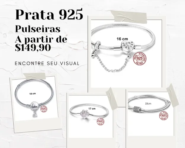 Pulseiras em Prata 925