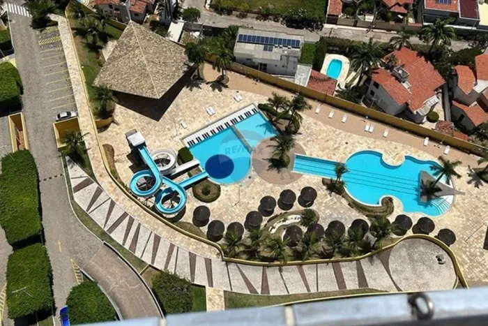 Apartamento MOBILIADO, 3 quartos com vista para o Mar no Condominio Corais de Ponta Negra