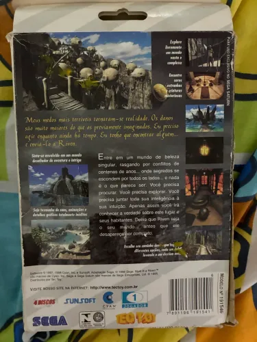 Riven: A Sequência de Myst - Sega Saturn - Tec Toy - Completo - 4 Discos