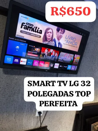 SMART TV LG 32 POLEGADAS TOP PERFEITA BARATA R$650.