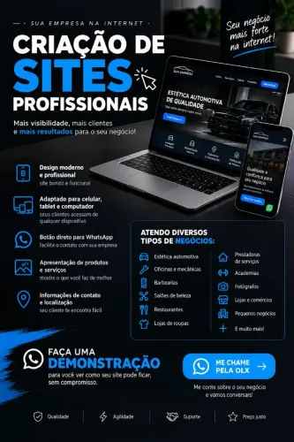 ? Criação de Sites Profissionais para Empresas | Site Moderno e Responsivo