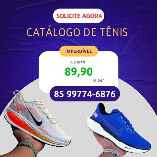 Catálogo de Tênis (Masculino, Feminino e Infantil)