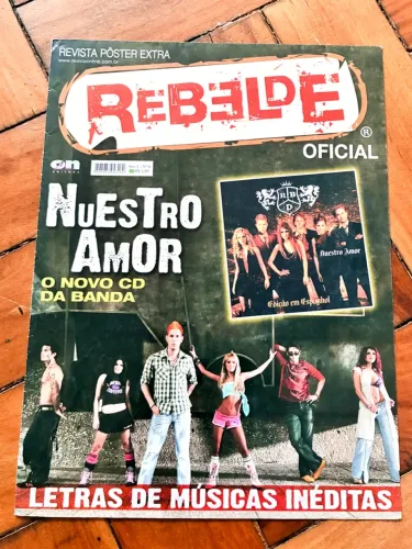 Revista Pôster Extra Rebelde Oficial nº 6 (Nuestro Amor)