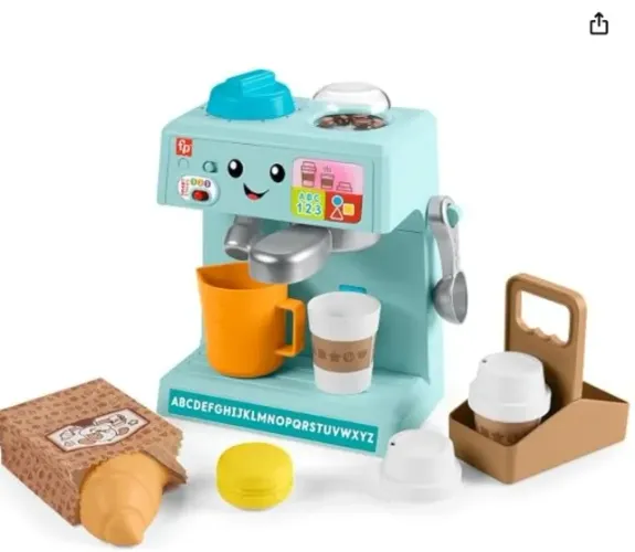 Fisher-Price, Minha Primeira Máquina de Café com 3 Níveis de Aprendizado