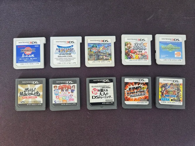 Lote de jogos 3ds