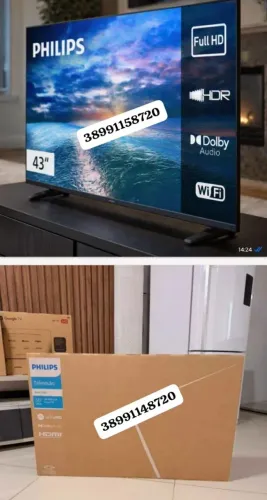 TV Smart 50 4k borda Ultrafina comando de voz Nova lacrada