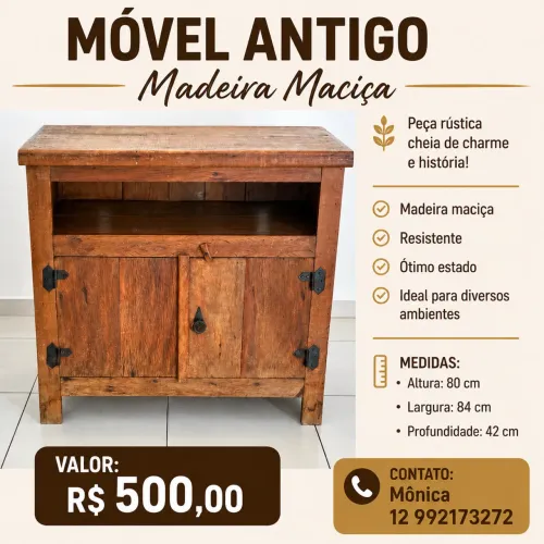 Móveis rústicos
