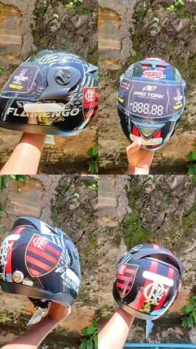 CAPACETE NOVO PRO TORK FLAMENGO