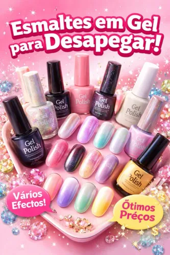 Centenas de esmalte em gel