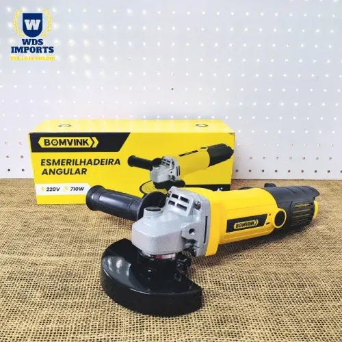 Esmerilhadeira Angular Elétrica 710W 220V - Bomvink