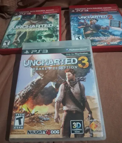 Uncharted 1 2 3 (Ps3)