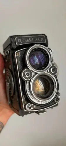 Câmera rolleiflex 